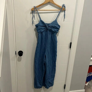 Blue denim romper  size small